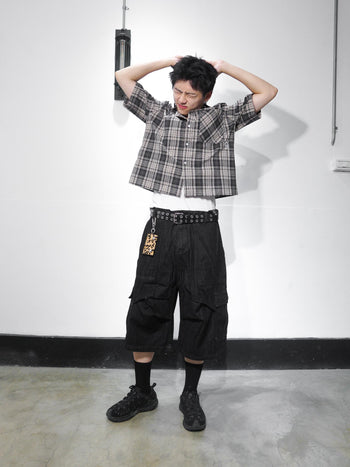 “MADE 𝗚𝘂𝗯𝗮𝗻 " 格子 BOXY 寬短 春夏 美式 襯衫