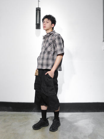 “MADE 𝗚𝘂𝗯𝗮𝗻 " 格子 BOXY 寬短 春夏 美式 襯衫