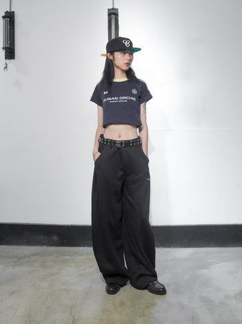 “MADE 𝗚𝘂𝗯𝗮𝗻 " 美式 條紋 撞色 修身 原創 短板 240G 上衣