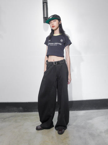 “MADE 𝗚𝘂𝗯𝗮𝗻 " 美式 條紋 撞色 修身 原創 短板 240G 上衣