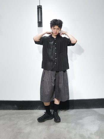 韓國 小眾 豹紋 百慕達 短褲