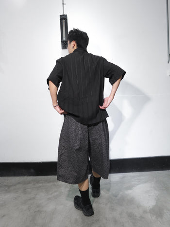 韓國 小眾 豹紋 百慕達 短褲