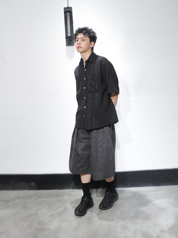 韓國 小眾 豹紋 百慕達 短褲