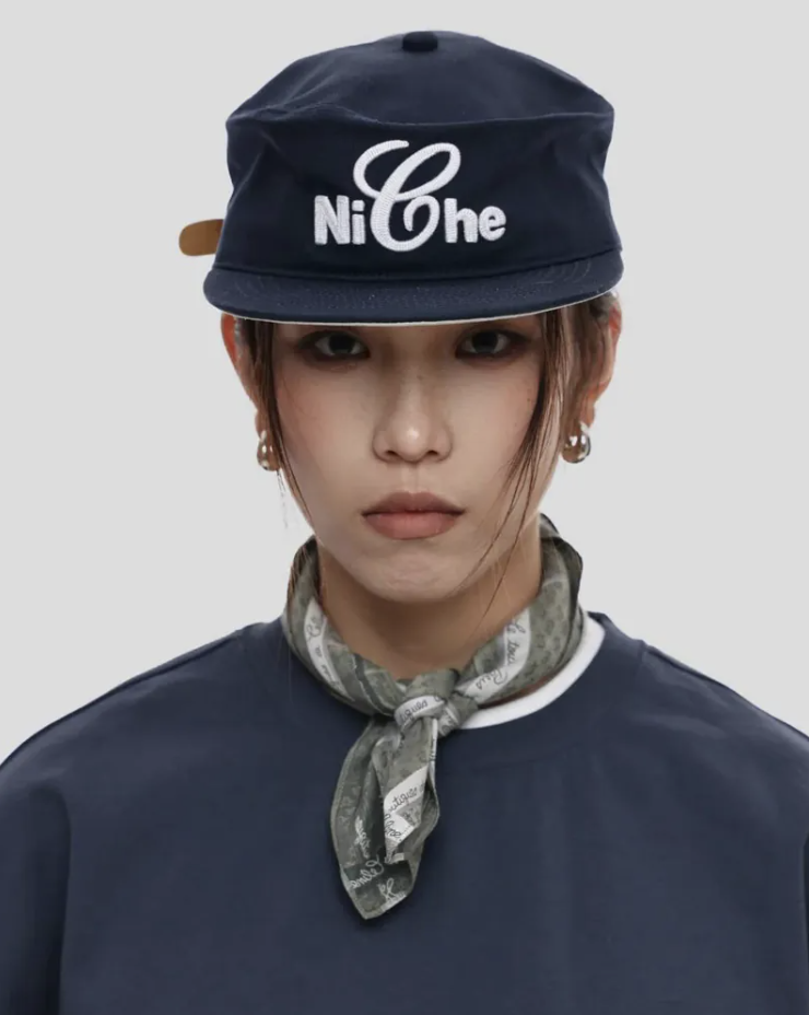 6cRAyon x Niche 壁龛 Pillbox Cap 藥盒帽 藍色