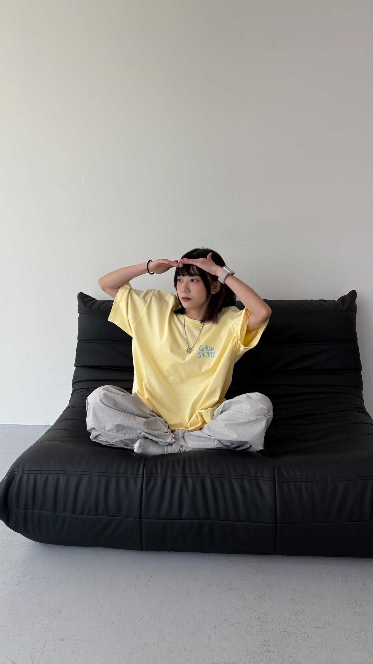 "MADE 𝗚𝘂𝗯𝗮𝗻 " GUBAN Society 發泡 印花 寬鬆 美式 上衣