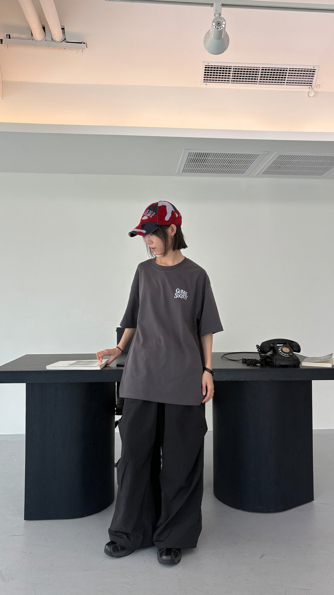 "MADE 𝗚𝘂𝗯𝗮𝗻 " GUBAN Society 發泡 印花 寬鬆 美式 上衣