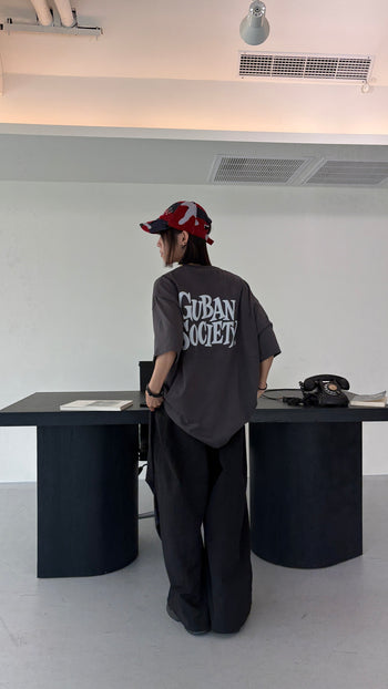 "MADE 𝗚𝘂𝗯𝗮𝗻 " GUBAN Society 發泡 印花 寬鬆 美式 上衣