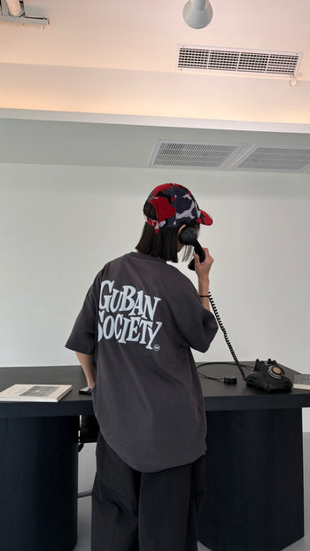 "MADE 𝗚𝘂𝗯𝗮𝗻 " GUBAN Society 發泡 印花 寬鬆 美式 上衣