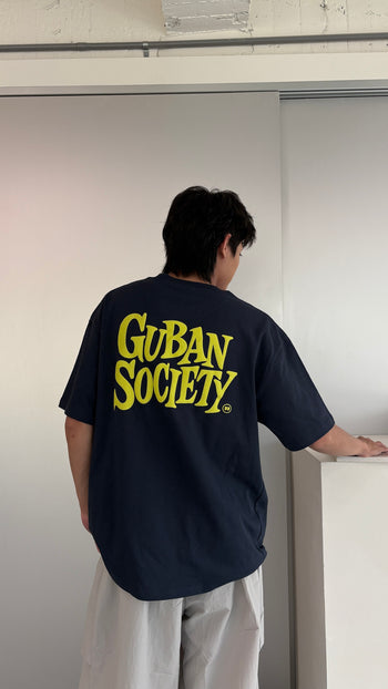 "MADE 𝗚𝘂𝗯𝗮𝗻 " GUBAN Society 發泡 印花 寬鬆 美式 上衣