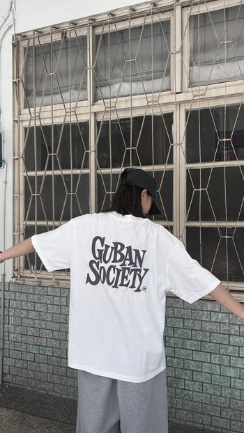 "MADE 𝗚𝘂𝗯𝗮𝗻 " GUBAN Society 發泡 印花 寬鬆 美式 上衣