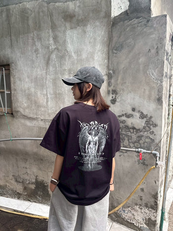 "MADE 𝗚𝘂𝗯𝗮𝗻 " 惡魔 BOXY 寬短 美式 街頭 上衣