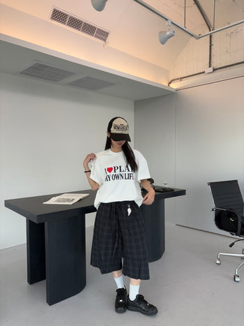 "MADE 𝗚𝘂𝗯𝗮𝗻 " 字母 印花 標語  BOXY 寬短 上衣