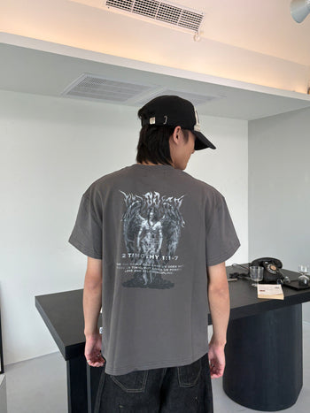 "MADE 𝗚𝘂𝗯𝗮𝗻 " 惡魔 提摩 BOXY 寬短 美式 街頭 上衣