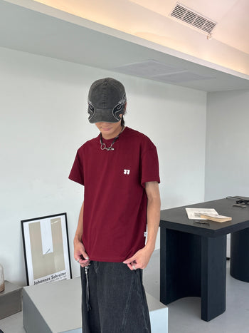 “MADE 𝗚𝘂𝗯𝗮𝗻 " BOXY 寬短 刺繡 美式 素色 上衣