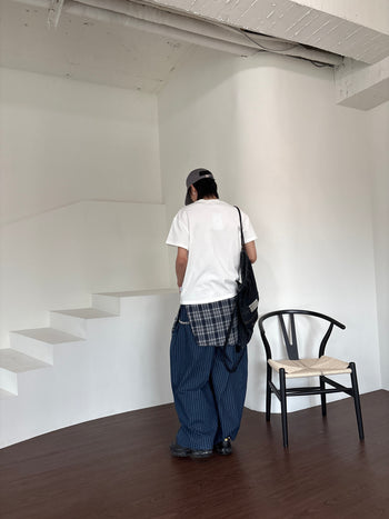 “MADE 𝗚𝘂𝗯𝗮𝗻 " BOXY 寬短 刺繡 美式 素色 上衣