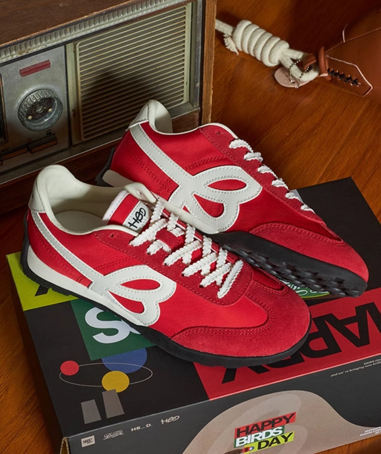 WeFlower X HBD 休閒 戶外 復古 慢跑鞋 阿甘鞋 德訓鞋