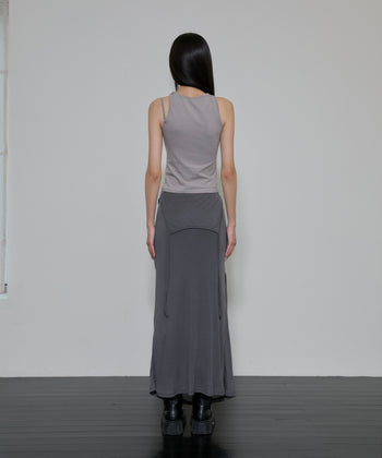 FLARE UP - Braided Sleeveless 編織無袖衫 T-F1088 (灰色)