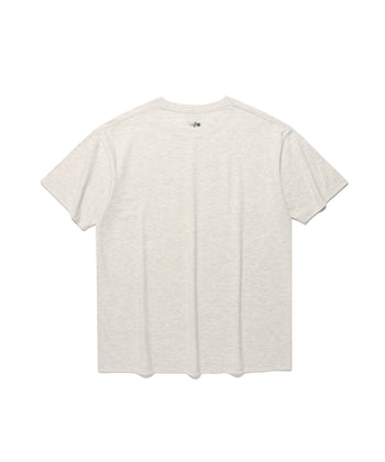 NICEGHOSTCLUB - 3STAR HALFTONE TEE 像素圖案T恤 [燕麥色] T-N230
