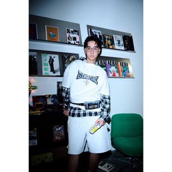 SIMON PUNK Project-SS25-MS01 數碼方塊 LOGO 小高領 TEE