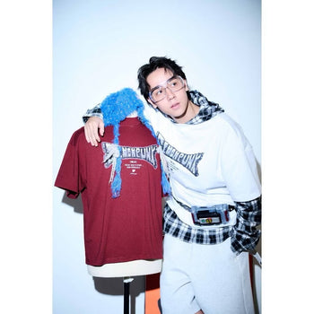 SIMON PUNK Project-SS25-MS01 數碼方塊 LOGO 小高領 TEE