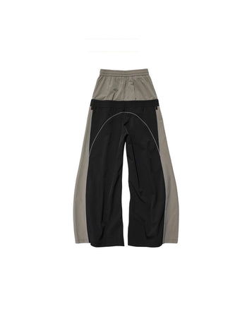 E’TREALOUEST 25SS NylonCargo Pants 雙腰 尼龍 拼接 長褲