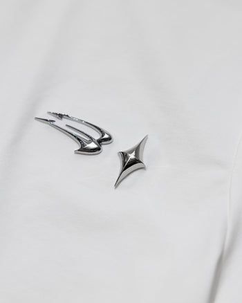 E’TREALOUEST 25SS Tight Fit Tee 短版 白色 短袖