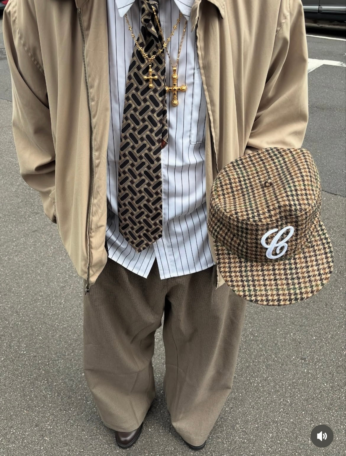 WBI 25SS Houndstooth-HP-01 / WBI Houndstooth Dress Pants