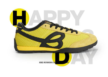 WeFlower HBDxS45 流電黃 復古 運動  網面 德訓鞋