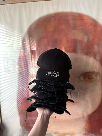 E’TREALOUEST 25SS  Logo-Man short Cap 破壞 短帽簷 棒球帽