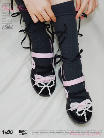 WeFlower HBD 芭蕾 平底 淺口 法式 復古 瑪麗珍鞋