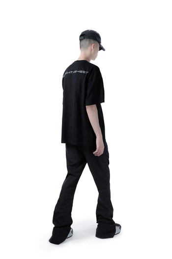 Jobdatasheet Water-Repellent Nylon Flare Pants D22