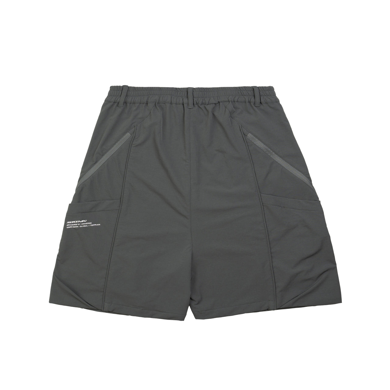 SATIVA STUDIO “Multi-Material” Utility Track Pants