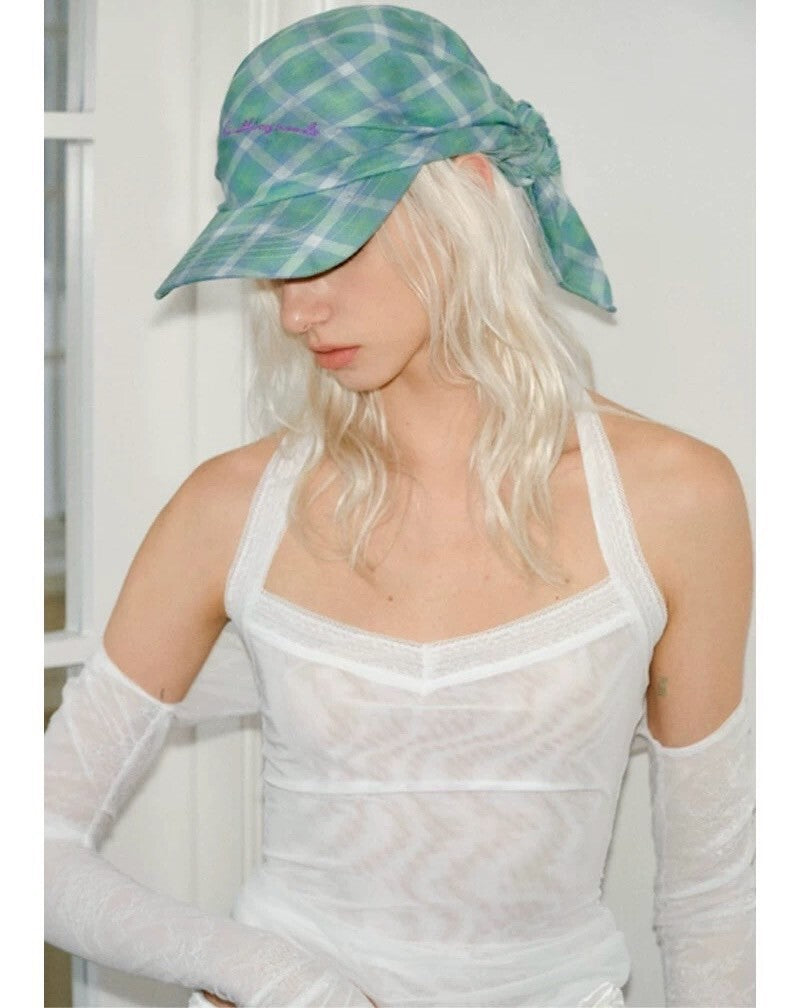 個性 復古 棒球帽 街頭 綁帶 春夏 鴨舌帽