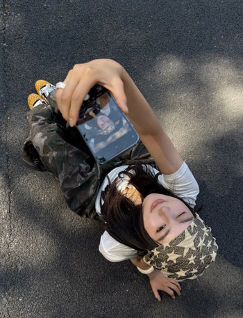 幸運星星百搭四季三角巾 頭巾