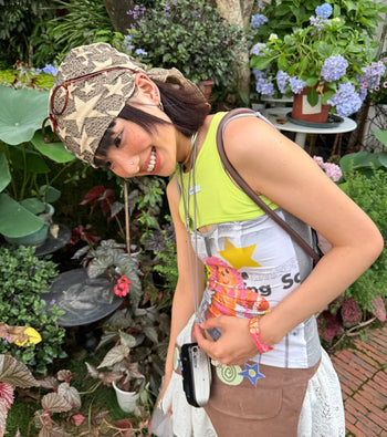 幸運星星百搭四季三角巾 頭巾