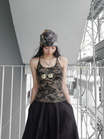 “MADE 𝗚𝘂𝗯𝗮𝗻 " 小眾 酷辣 迷彩 星星 無袖 背心