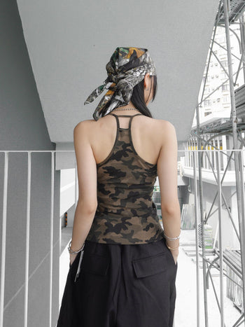 “MADE 𝗚𝘂𝗯𝗮𝗻 " 小眾 酷辣 迷彩 星星 無袖 背心