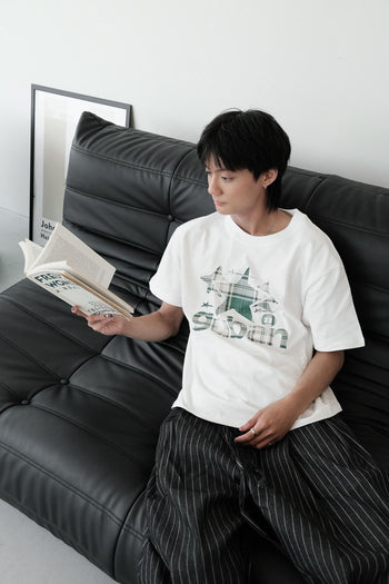 “MADE 𝗚𝘂𝗯𝗮𝗻 " 原創 GUBAN 星星 街舞 260G 印花 短袖 T恤