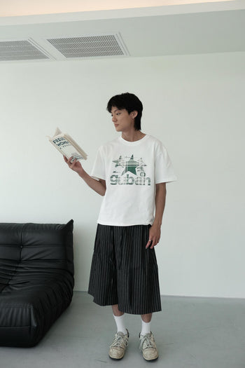 “MADE 𝗚𝘂𝗯𝗮𝗻 " 原創 GUBAN 星星 街舞 260G 印花 短袖 T恤