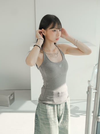 “MADE 𝗚𝘂𝗯𝗮𝗻 " 原創 自帶胸墊 吊帶 休閒 街舞 瑜伽 背心