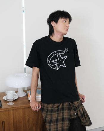 “MADE 𝗚𝘂𝗯𝗮𝗻 " 原創 星星 街舞 大星 260G 印花 短袖 T恤