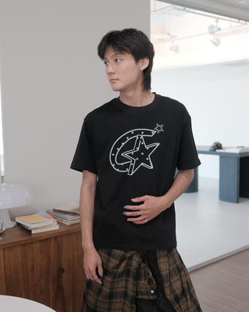 “MADE 𝗚𝘂𝗯𝗮𝗻 " 原創 星星 街舞 大星 260G 印花 短袖 T恤