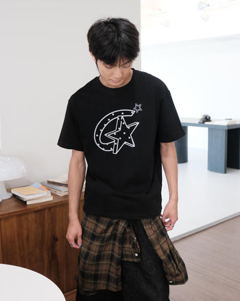 “MADE 𝗚𝘂𝗯𝗮𝗻 " 原創 星星 街舞 大星 260G 印花 短袖 T恤