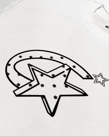 “MADE 𝗚𝘂𝗯𝗮𝗻 " 原創 星星 街舞 大星 260G 印花 短袖 T恤