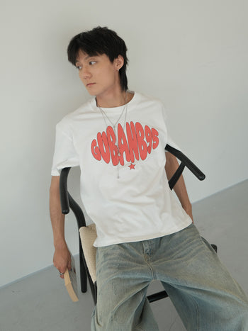 “MADE 𝗚𝘂𝗯𝗮𝗻 " 街舞 原創 美式 復古 星星 260G 印花 短袖 T恤