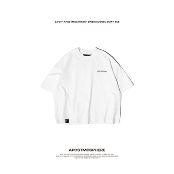 Apostle - 25SS "APOSTMOSPHERE" Embroidered Boxy TEE