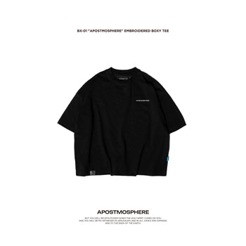 Apostle - 25SS "APOSTMOSPHERE" Embroidered Boxy TEE