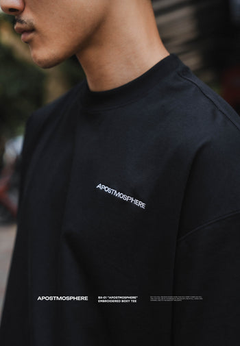 Apostle - 25SS "APOSTMOSPHERE" Embroidered Boxy TEE