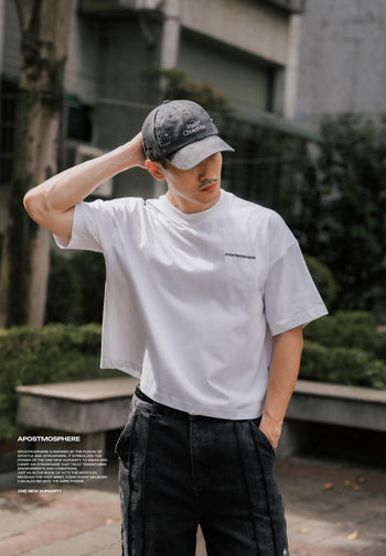 Apostle - 25SS "APOSTMOSPHERE" Embroidered Boxy TEE
