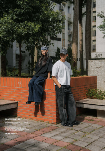 Apostle - 25SS "APOSTMOSPHERE" Embroidered Boxy TEE